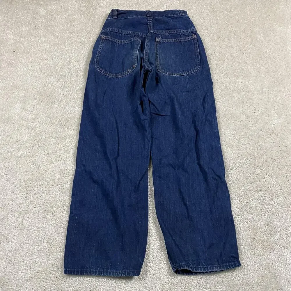 Vintage 50s Range Roper Jeans Mens Blue Denim Workwear Wide Leg High Rise